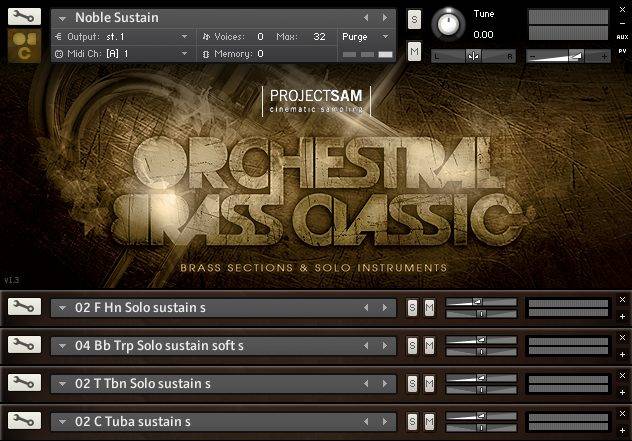 ProjectSAM OrchestralBrassClassic