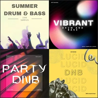 Composer Loops Drum and Bass Packs 1 4 Bundle