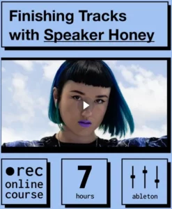 IO Music Academy Speaker Honey Finishing Tracks with Speaker Honey