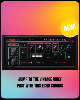 Safari Pedals Fox Echo Chorus Classic tape echo with a vintage vibe - audiostorrent.com
