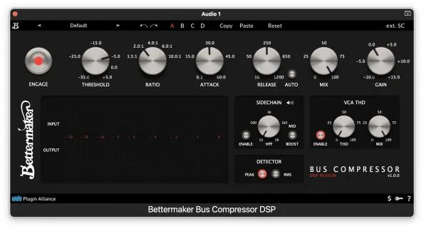 Plugin Alliance Bettermaker Bus Compressor - audiostorrent.com
