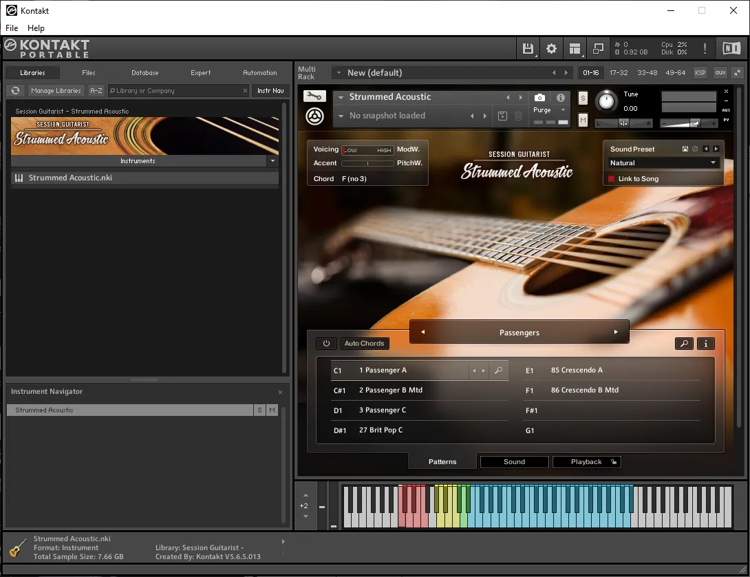 Free Download Native Instruments SESSION GUITARIST STRUMMED ACOUSTIC