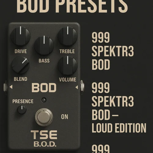 SPEKTR3 Presets for TSE Audio BOD